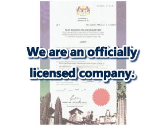 We’re an officially licensed company